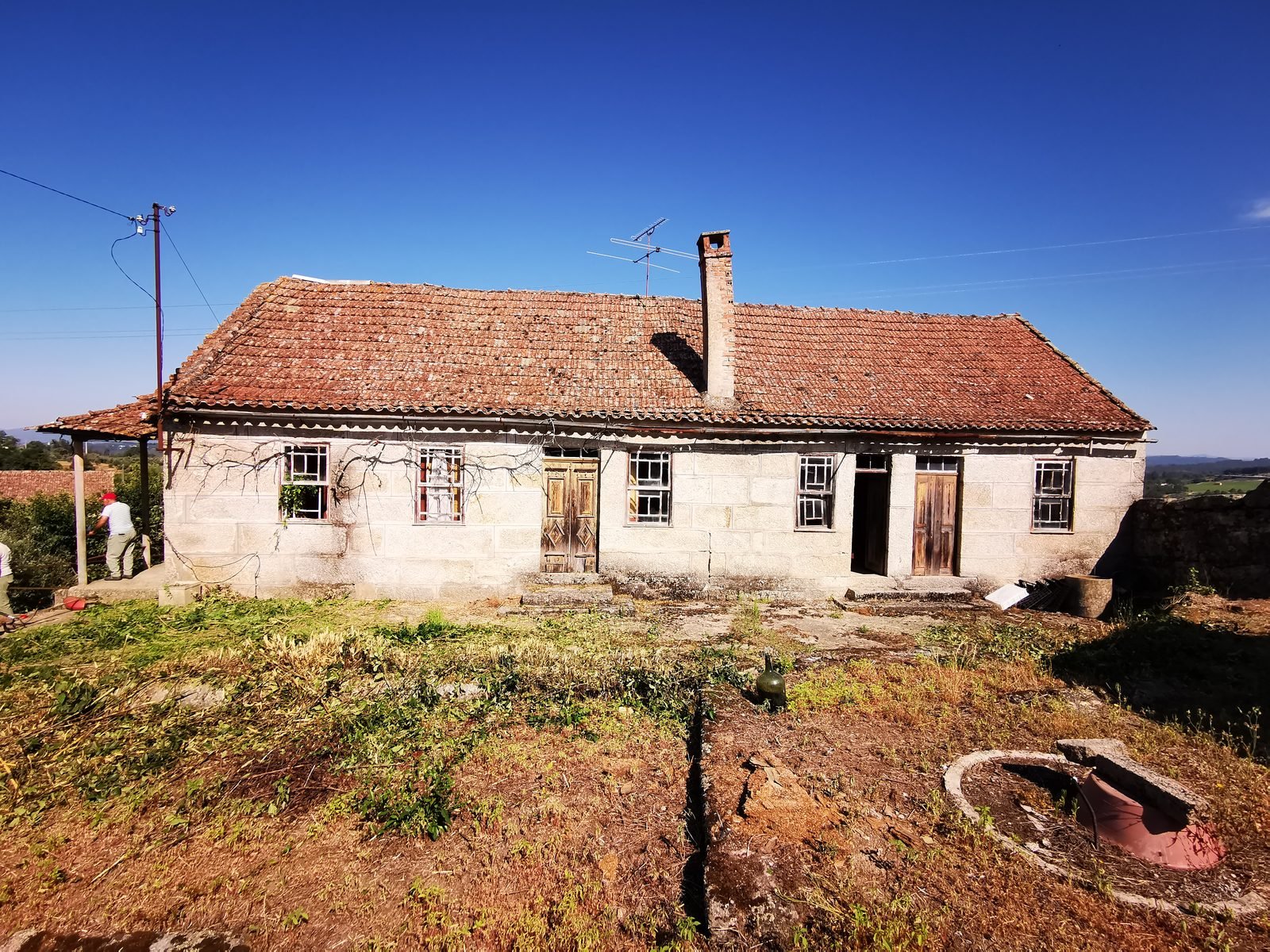 The house on closing day, July 2023